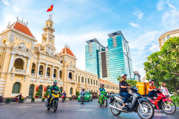 Commencez l'itinéraire d'une semaine au sud Vietnam au Hô Chi Minh-Ville 