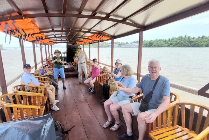 Voyage le delta du Mékong en sampan 