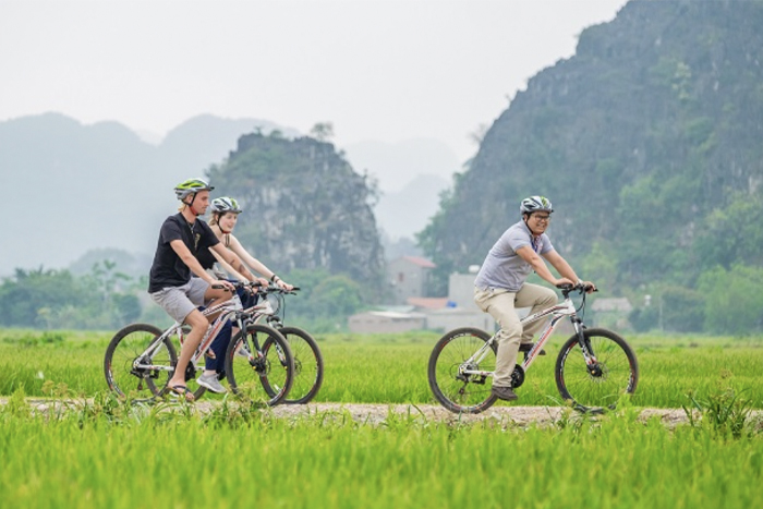 Faire du vélo à Ninh Binh Vietnam