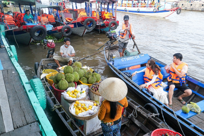 Expériences uniques au marché flottant de Cai Rang en 14 jours au sud Vietnam