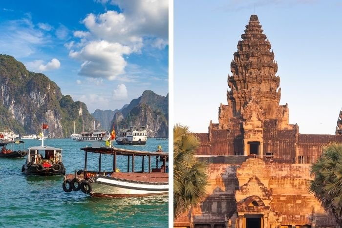 Le Vietnam s&eacute;duit par sa diversit&eacute; culturelle tandis que le Cambodge impressionne par son h&eacute;ritage khmer
