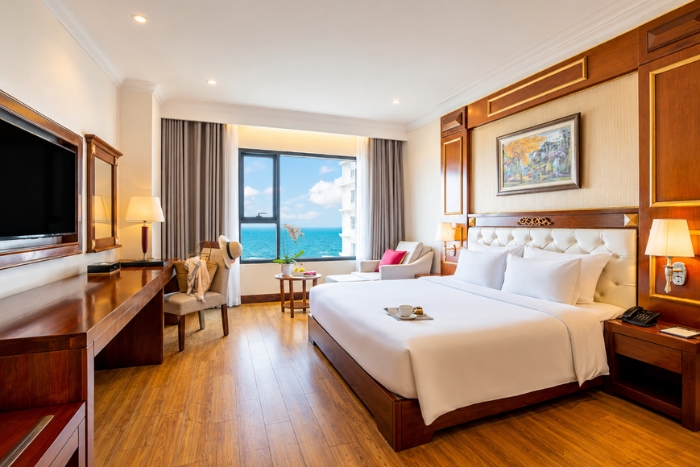 Le charme d&rsquo;une chambre tourn&eacute;e vers l&rsquo;oc&eacute;an au DLG Hotel Danang