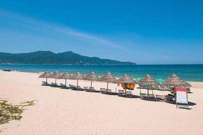 Belle plage de Da Nang