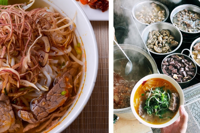 Visite gastronomique en moto à Da Nang : Bún Bò Bà Diệu
