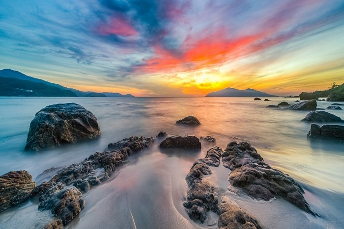 Plage de Nam O à Da Nang