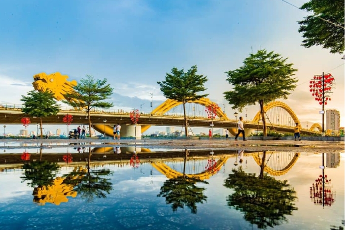 Skyline dynamique de Da Nang – une ville côtière moderne du Vietnam