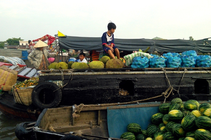 March&eacute; flottant de Cai Rang, Can Tho