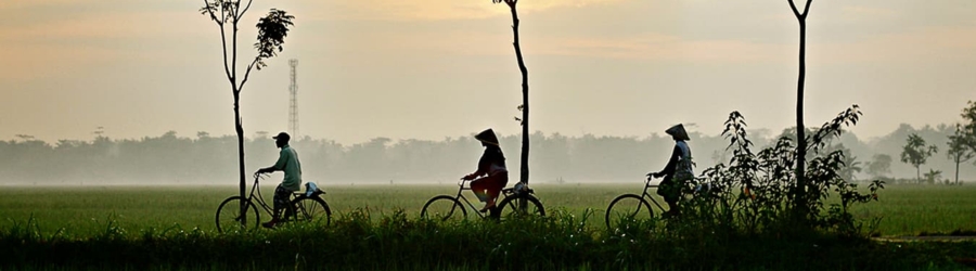 Circuit à vélo dans le Delta Mékong Vietnam