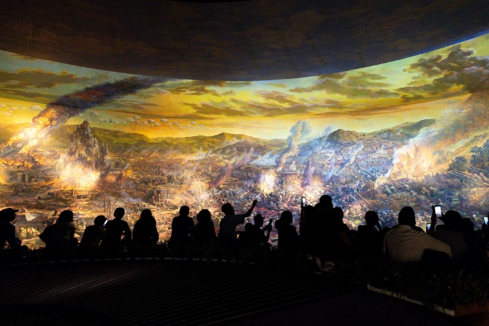 Salle du panorama du musée