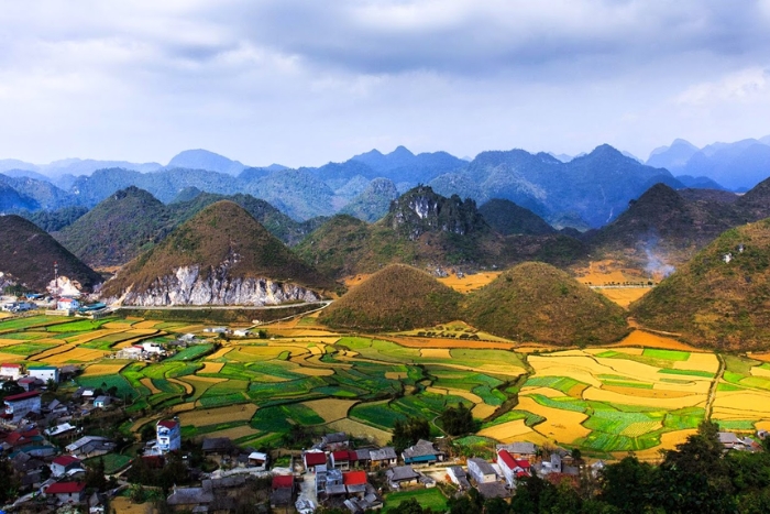 Montagnes jumelles de Quan Ba, Ha Giang, Vietnam