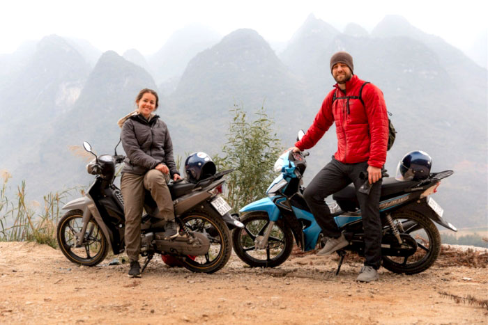 Passionnés d'aventure sur la boucle Ha Giang
