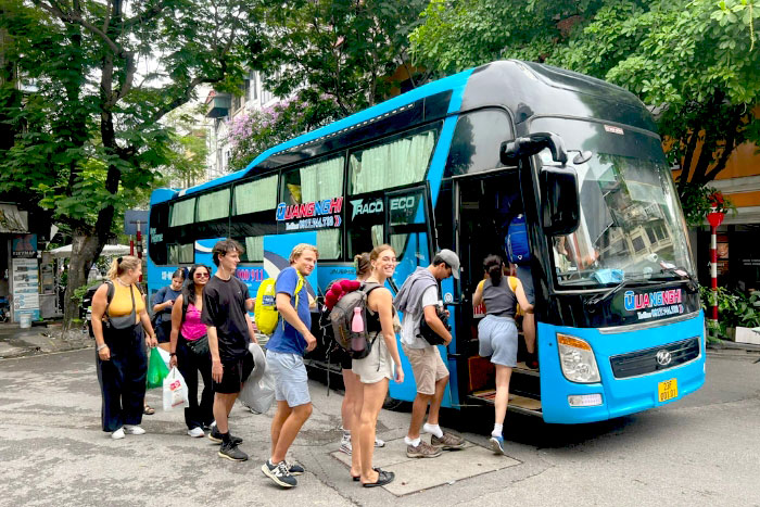 Voyager de Hanoï à Ha Giang en Quang Nghi Bus-couchette