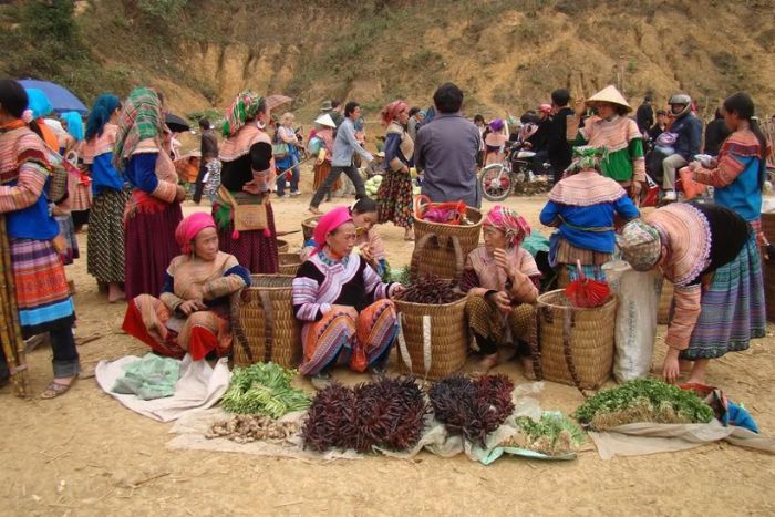 Marché de Meo Vac à Ha Giang