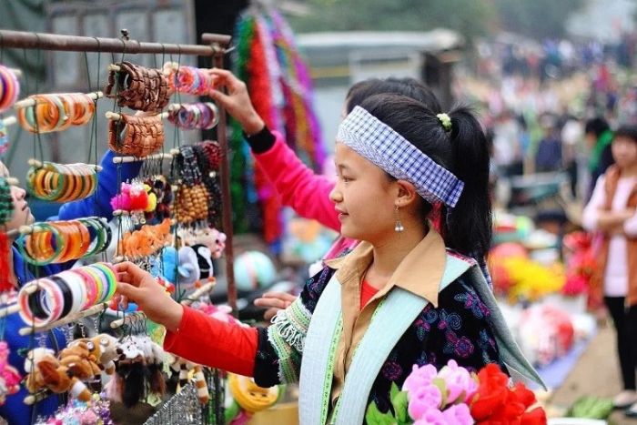 Marché de Quan Ba à Ha Giang