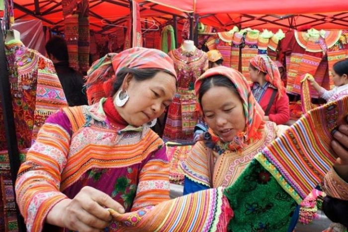 Marché de Xin Man à Ha Giang