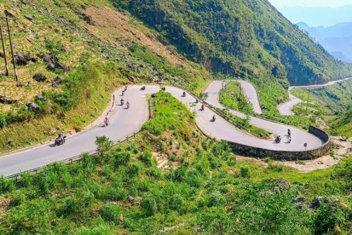 Relief et distance &agrave; pr&eacute;voir pour faire le Ha Giang loop &agrave; v&eacute;lo