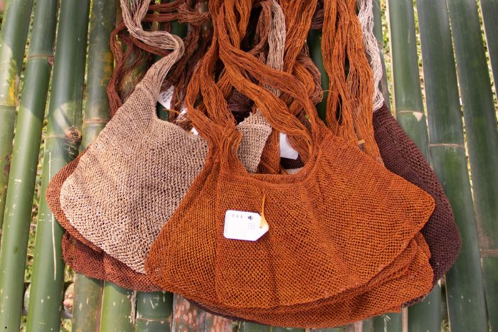 Sac kudzu tricoté à la main - Souvenir incontournable de Ha Giang