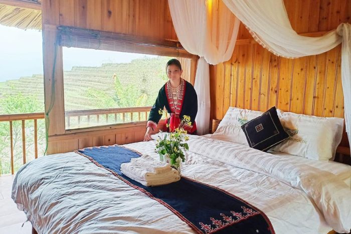 Chambre double du Dao Homestay, Hoang Su Phi, Ha Giang