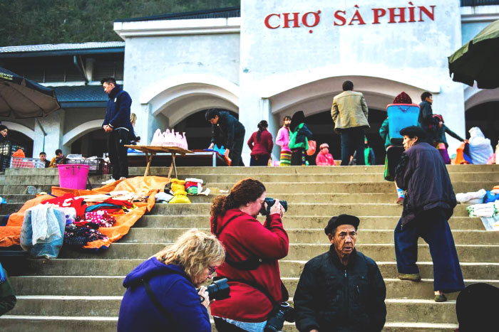 Le marché de Sa Phin