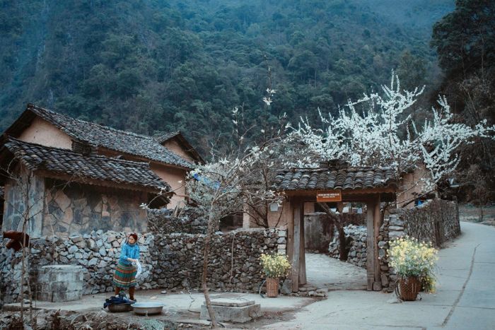 Maison de Pao au village de Lung Cam