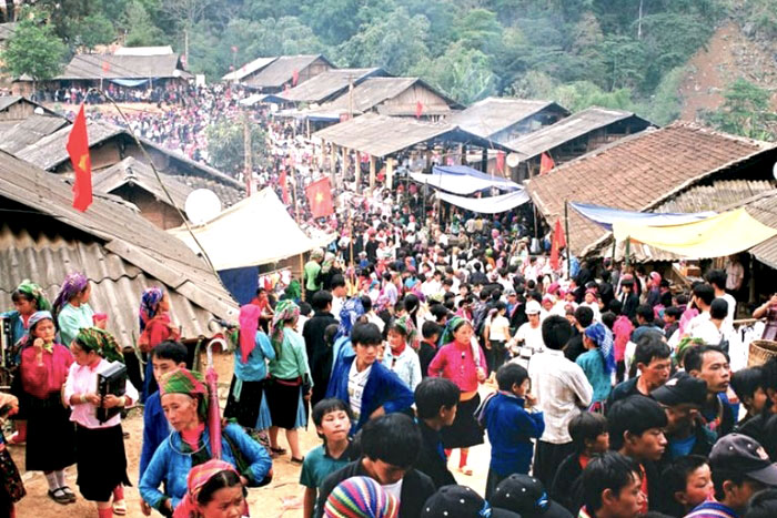 Marché de la commune de Quan Ba