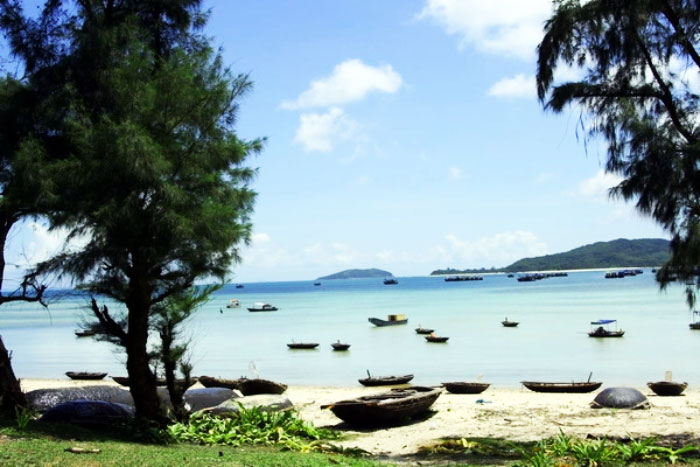 La magnifique plage de l'île de Ngoc Vung.