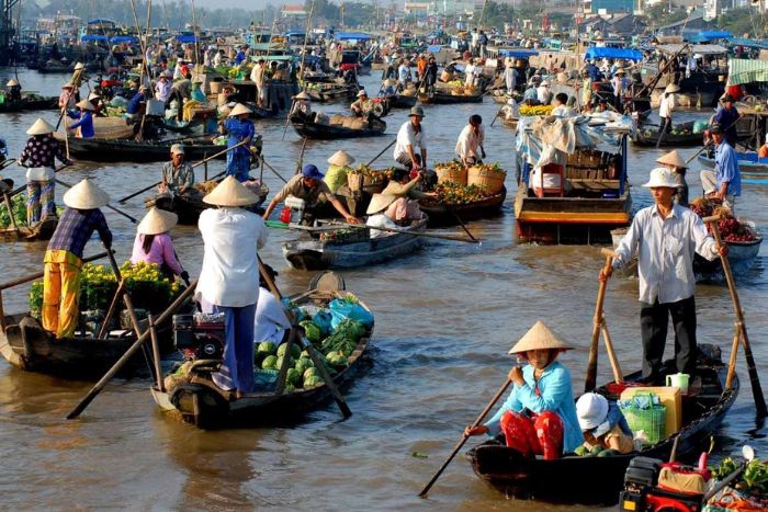 Marché flottant de Cai Rang - Incontournable de 5 jours à Saigon