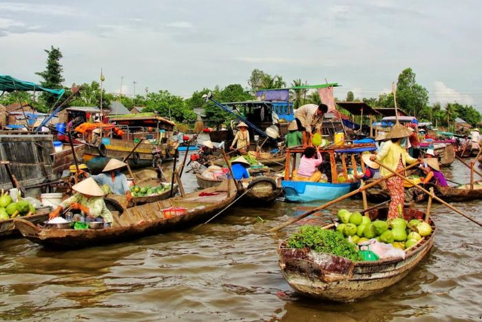 Marché flottant de Cai Be à ne pas manquer lors de 5 jours à Saigon