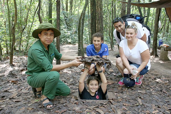 Tunnels de Cu Chi à Ho Chi Minh Ville