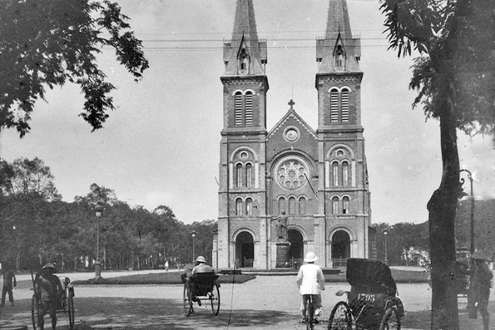 Une vieille photo de la cathédrale