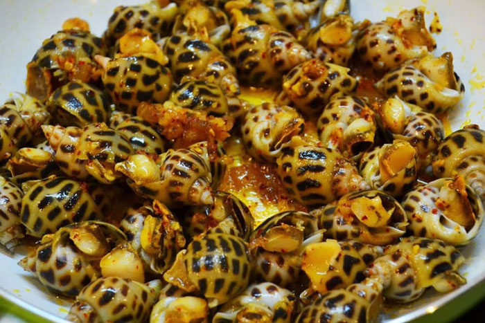 Sauce aux escargots et curcuma, parfaite avec la bière