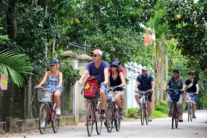 Faire du vélo à Ben Tre