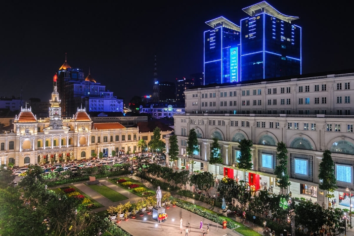 La rue piétonne de Nguyen Hue