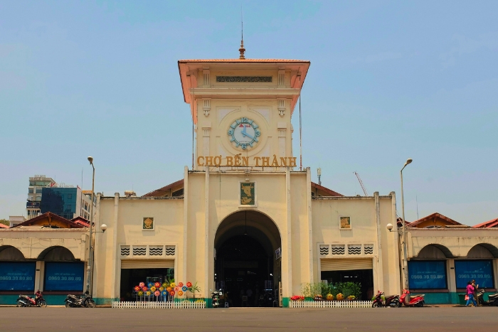 March&eacute; Ben Thanh, march&eacute; embl&eacute;matique de Saigon