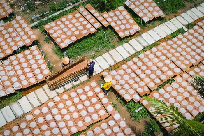 Village de galettes de riz de Thuan Hung