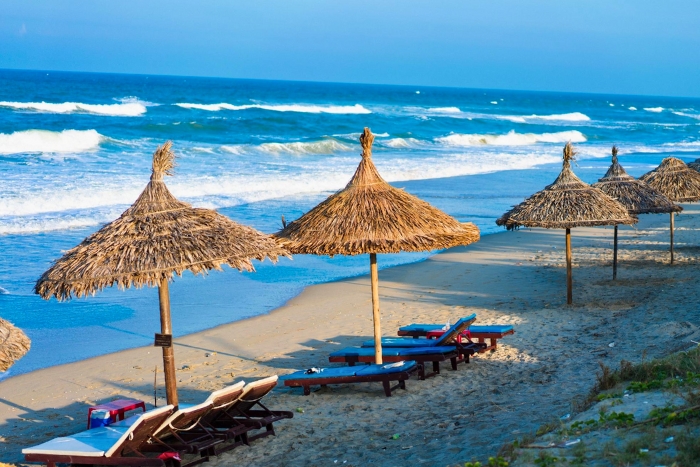 Plage d’An Bang durant un itinéraire Hoi An My Son en 2 jours