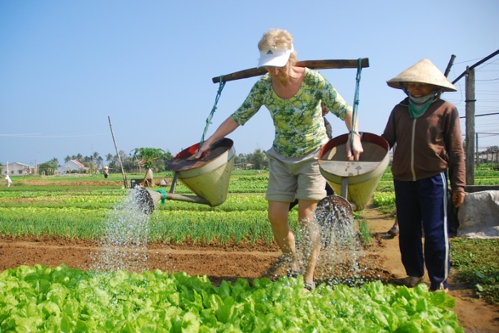 Village de Tra Que, connu pour ses légumes biologiques