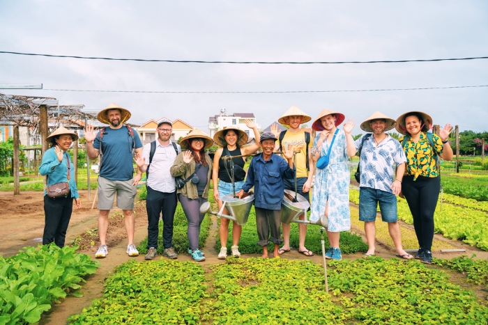 Expérience agricole authentique au village maraîcher de Tra Que