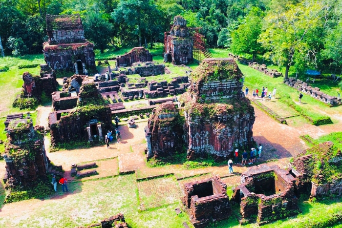 Ruines anciennes du sanctuaire de My Son