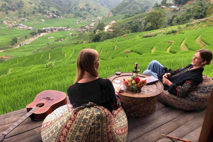 O&ugrave; s&eacute;journer dans les plus belles rizi&egrave;res en terrasses du Vietnam ? Eco Palms House