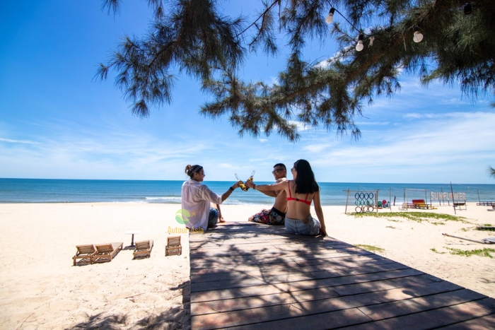 Plage Nhat Le, moment détente du voyage Hué Dong Hoi Vietnam