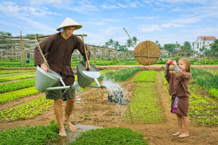 S’immerger dans la vie paysanne à Tra Que Hoi An le temps d’une journée