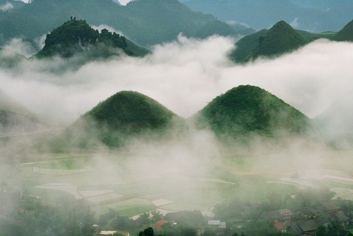 Déjeuner à Quan Ba et admirer les Montagnes Jumelles, boucle du Nord Vietnam