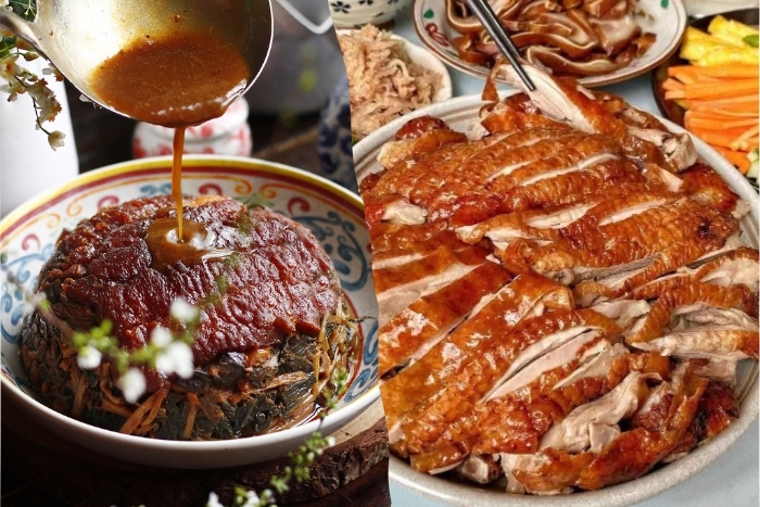 D&eacute;jeuner canard r&ocirc;ti &agrave; Lang Son pendant la boucle du Nord Vietnam