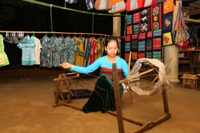 Ne manquez pas de d&eacute;couvrir la culture des Tha&iuml; blancs au village Buoc, &agrave; Mai Chau