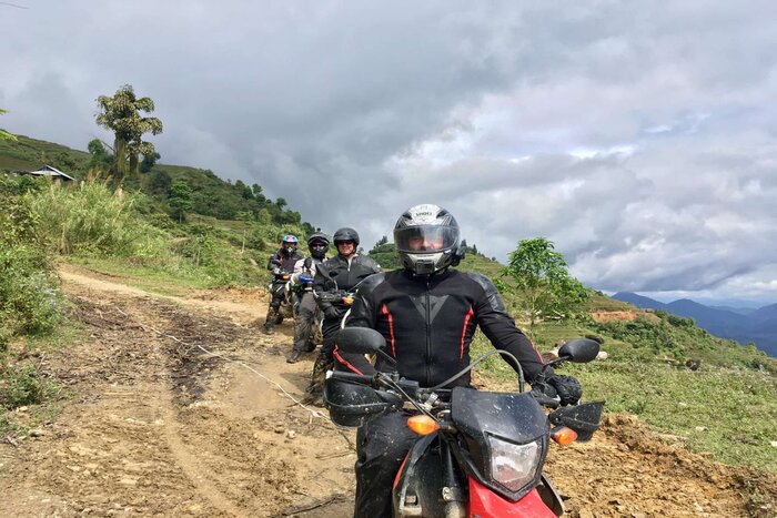 Hanoi Mai Chau en moto