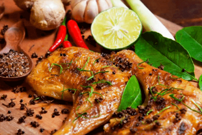 Le poulet grillé au 