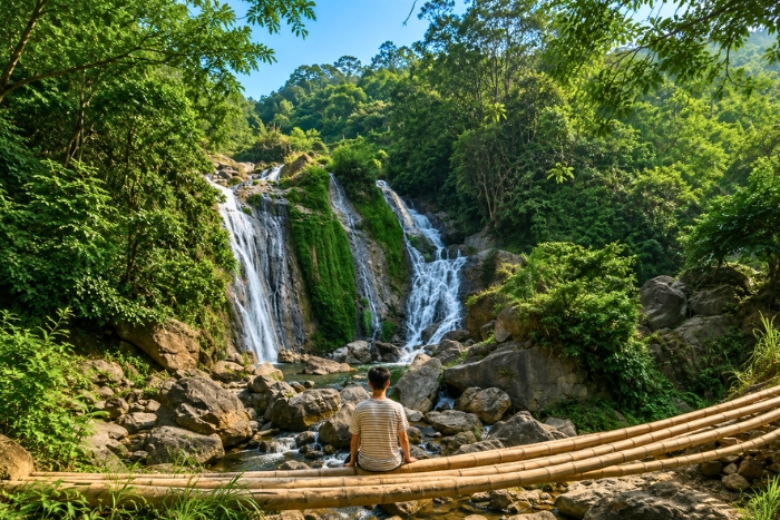 La cascade de Go Lao, une étape incontournable pour visiter Mai Chau