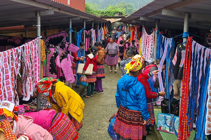 Le marché de Pà Cò