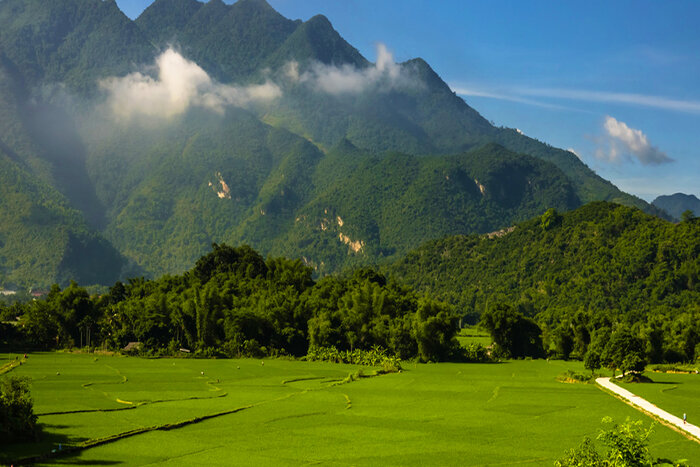 Le paysage naturel de Lac Village